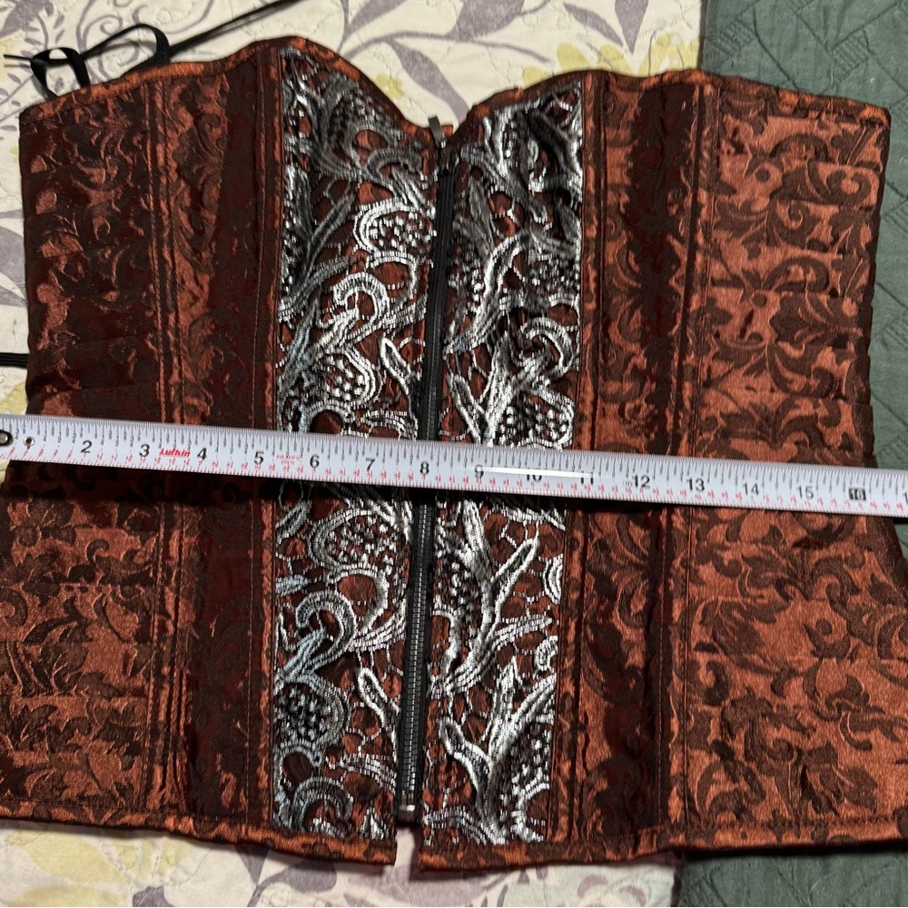 Elegant Brown and Silver Corset. Never worn.